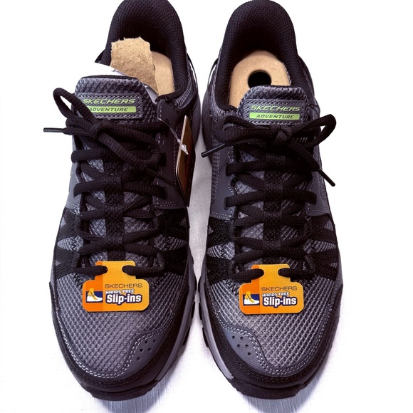 Skechers Men’s Charcoal Sneakers Slip-ins Trail Sport Dynamite AT Escapar Sz 10